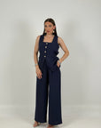 Tailleur MACY - Completo gilet corto e pantalone