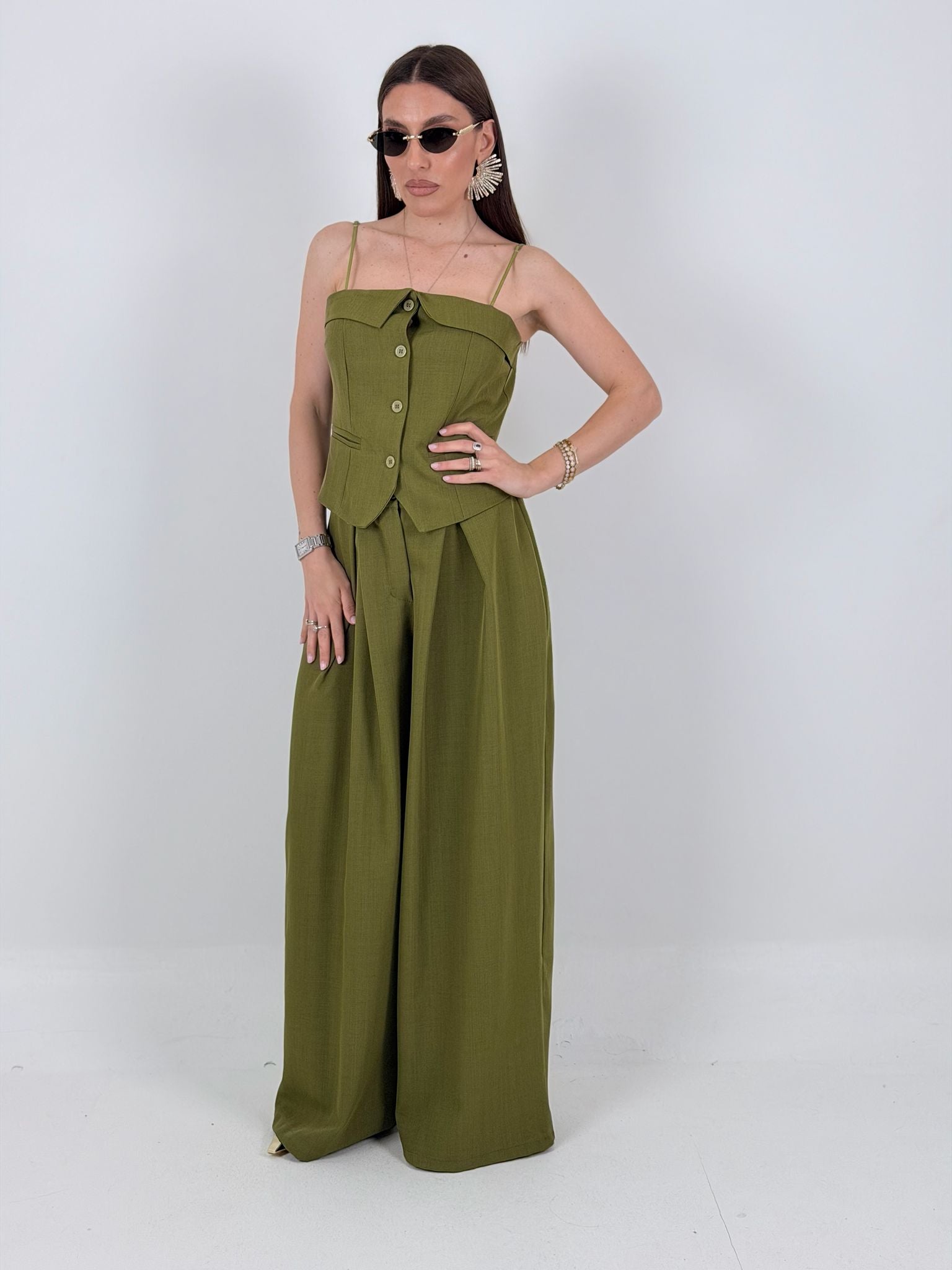 Cordset Natascia - Completo top e pantalone