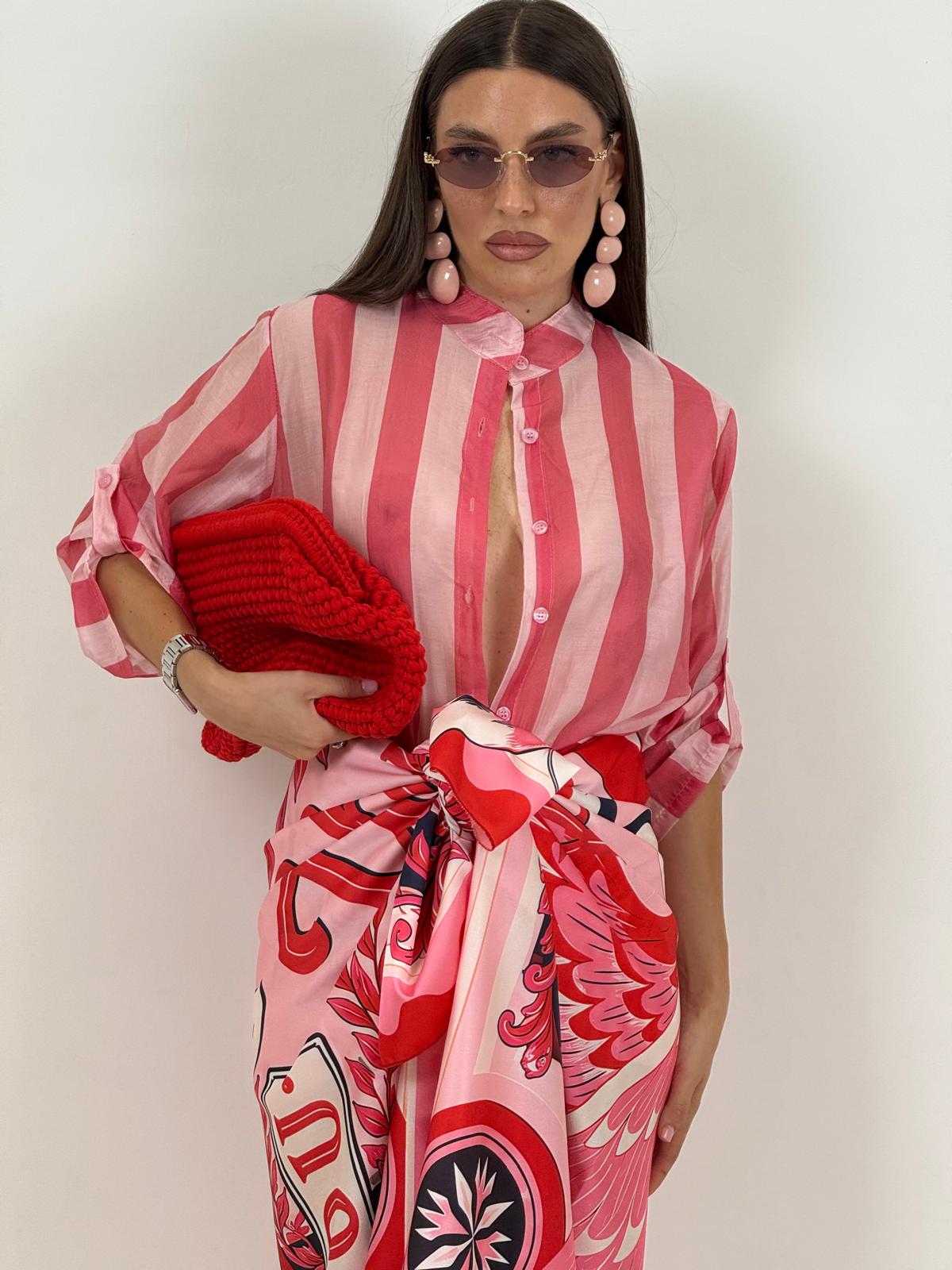 Camicia a righe ROSA&amp;CORALLO
