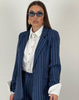 Tailleur ELEA - COMPLETO GIACCA E PANTALONE GESSATO