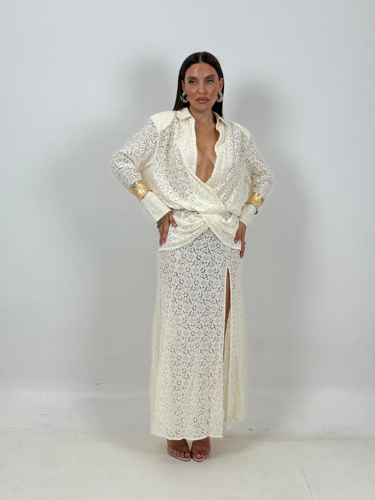 Abito GIULIA - ABITO LUNGO IN PIZZO COLLEZIONE CHIC