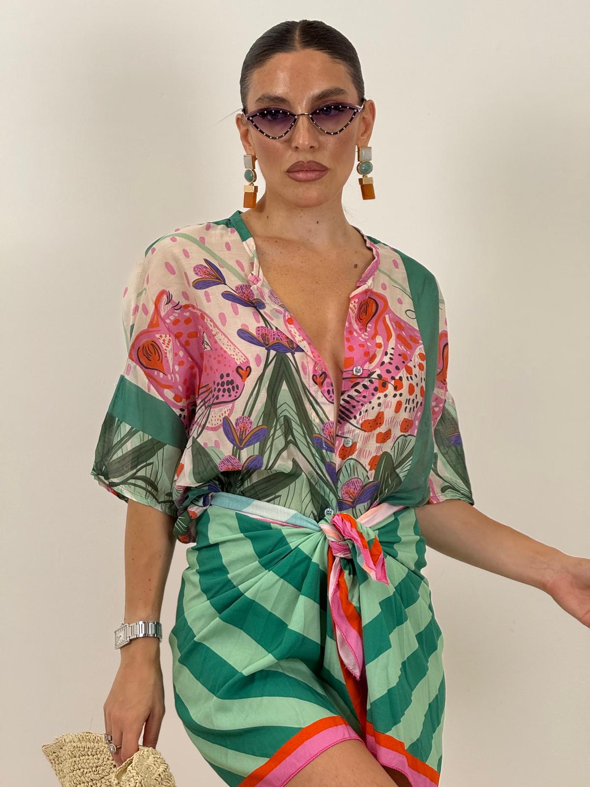 Cordset DOLCE VITA - Completo camicia e gonna pareo