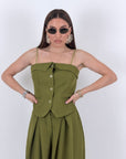 Cordset Natascia - Completo top e pantalone