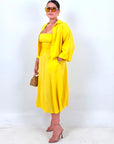 CURVY Cordset ISCHIA - completo composto da vestito longuette e camicia