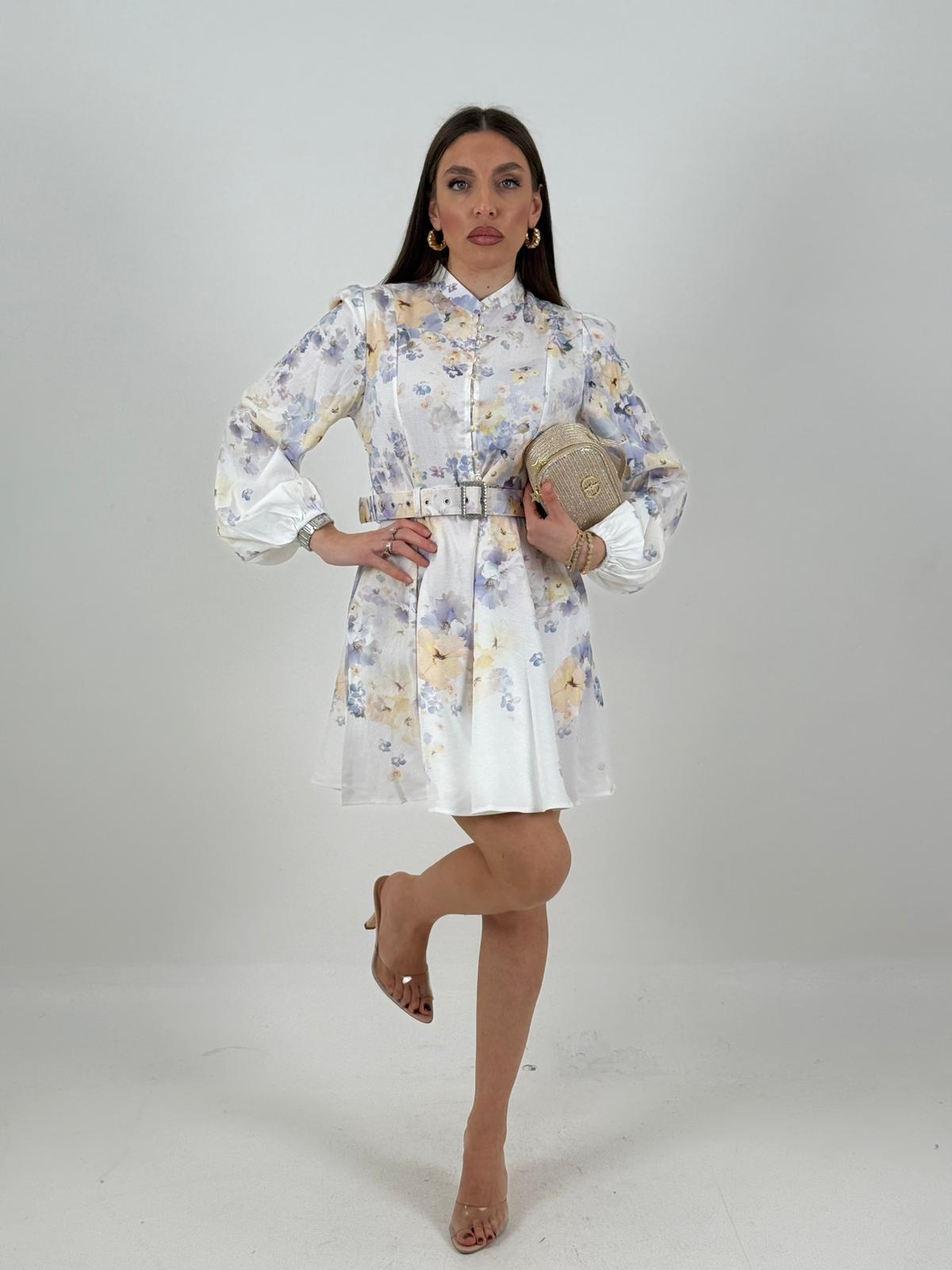 Abito CARLOTTA - Abito corto con cintura - COLLEZIONE CHIC