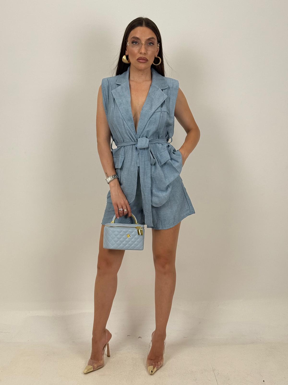 Tailleur CORINNA - Completo gilet e bermuda