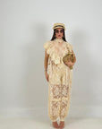 Cordset LADY - Completo maglia e pantalone in pizzo COLLEZIONE CHIC