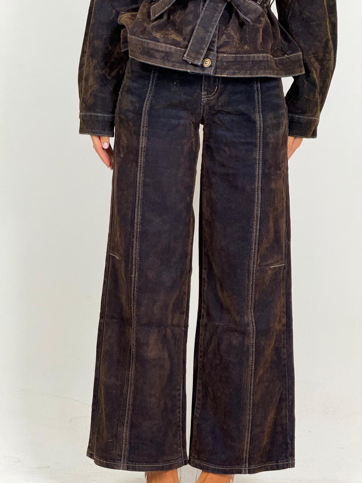Cordset ANA - Completo in denim , giacca e pantalone