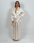 Tailleur TRECY - Completo giacca e pantalone effetto raso
