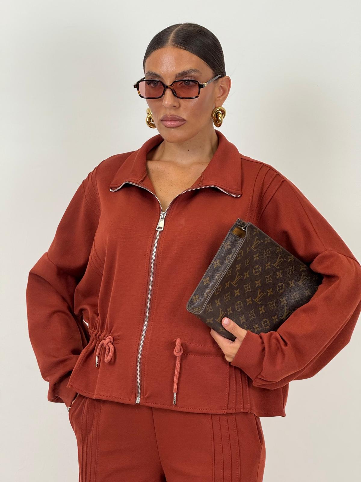 Cordset ANITA - COMPLETO BLUSA CON ZIP E PANTALONE