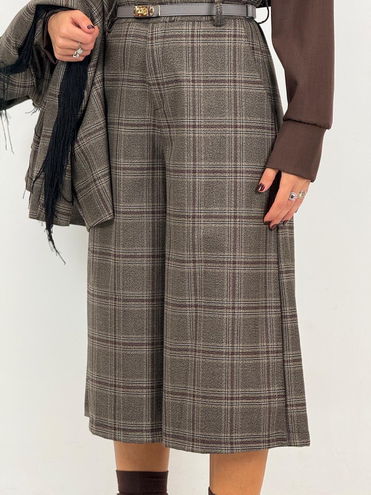 Tailleur CORNELIA - Completo bermuda e giacca con frange