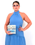 CURVY Abito CAPRI - abito lungo con schiena scoperta e attaccatura al collo LOW - COST
