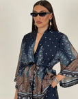 Cordset KIMB - tailleur kimono e Pantalone palazzo effetto seta