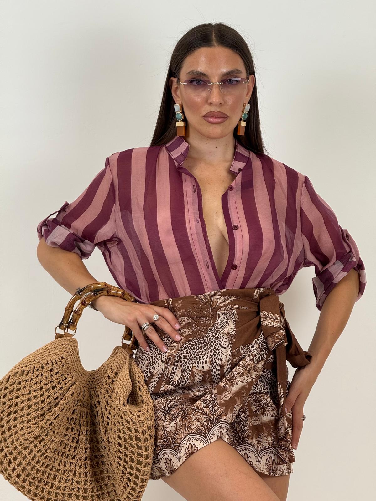 Camicia a righe BORDEAUX&amp; CIPRIA