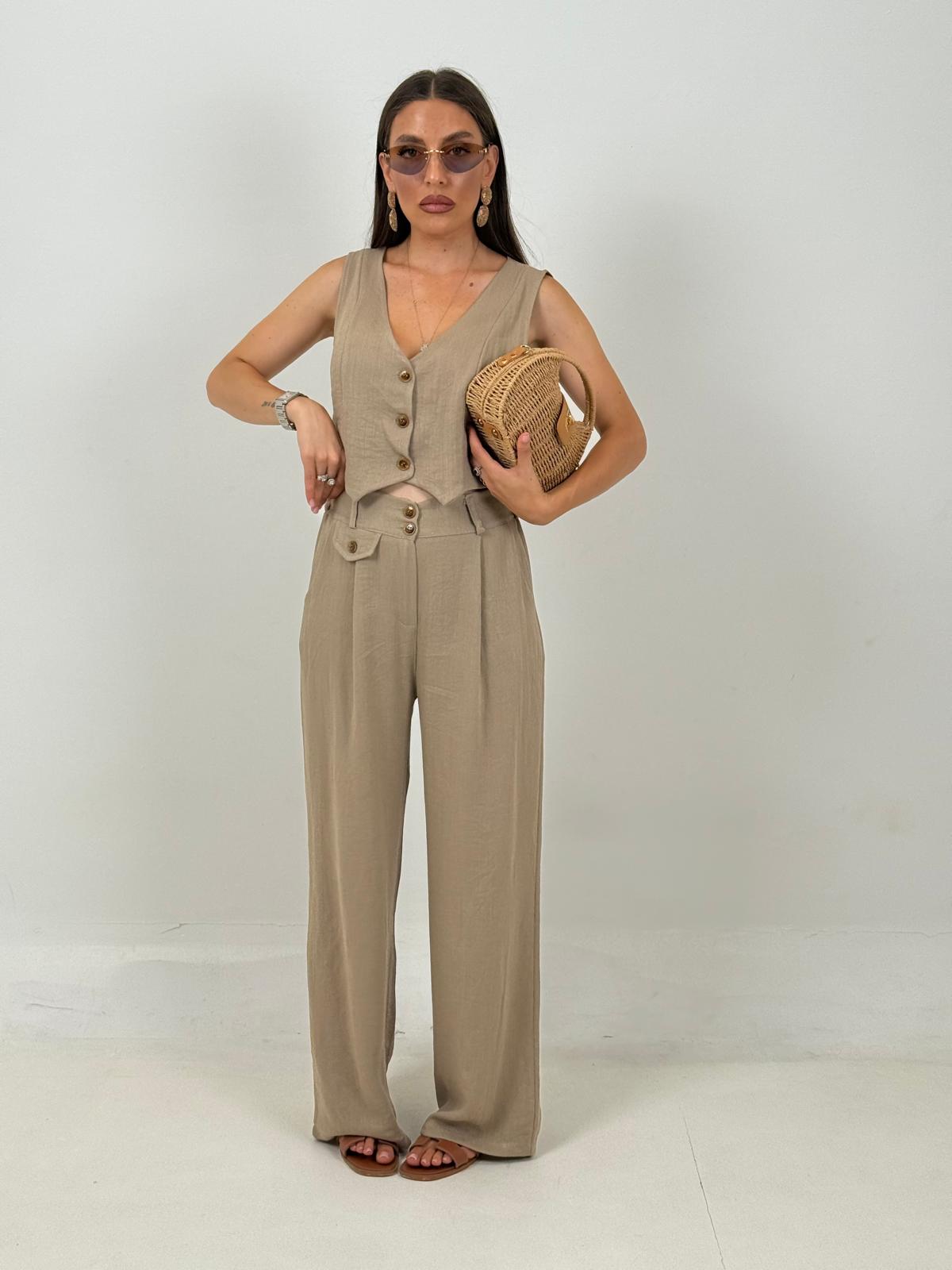 Cordset ALIZEE - Completo gilet e pantalone