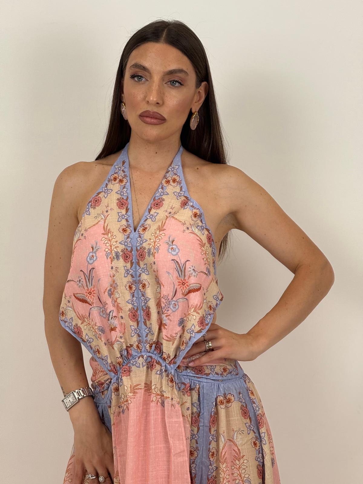 Abito MELODY - Abito lungo con schiena nuda - COLLEZIONE CHIC