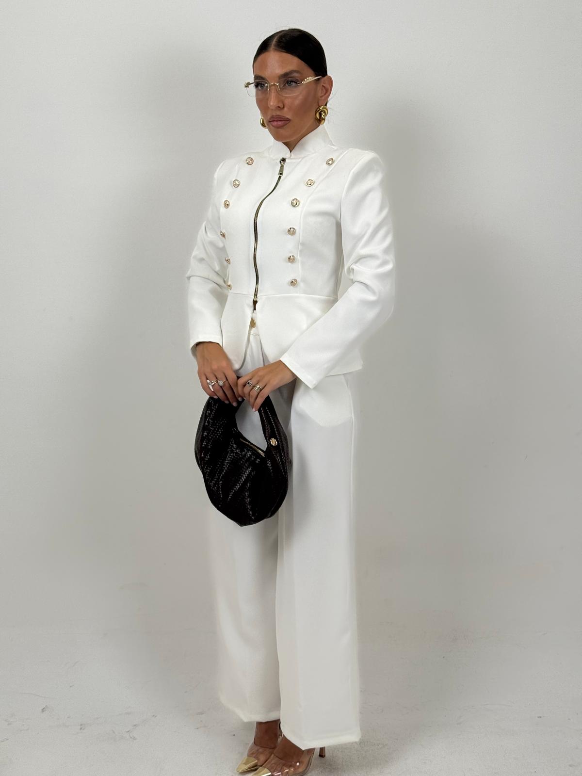 Tailleur CORONA 👑 - Completo giacca con collo coreano e pantalone