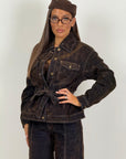 Cordset ANA - Completo in denim , giacca e pantalone
