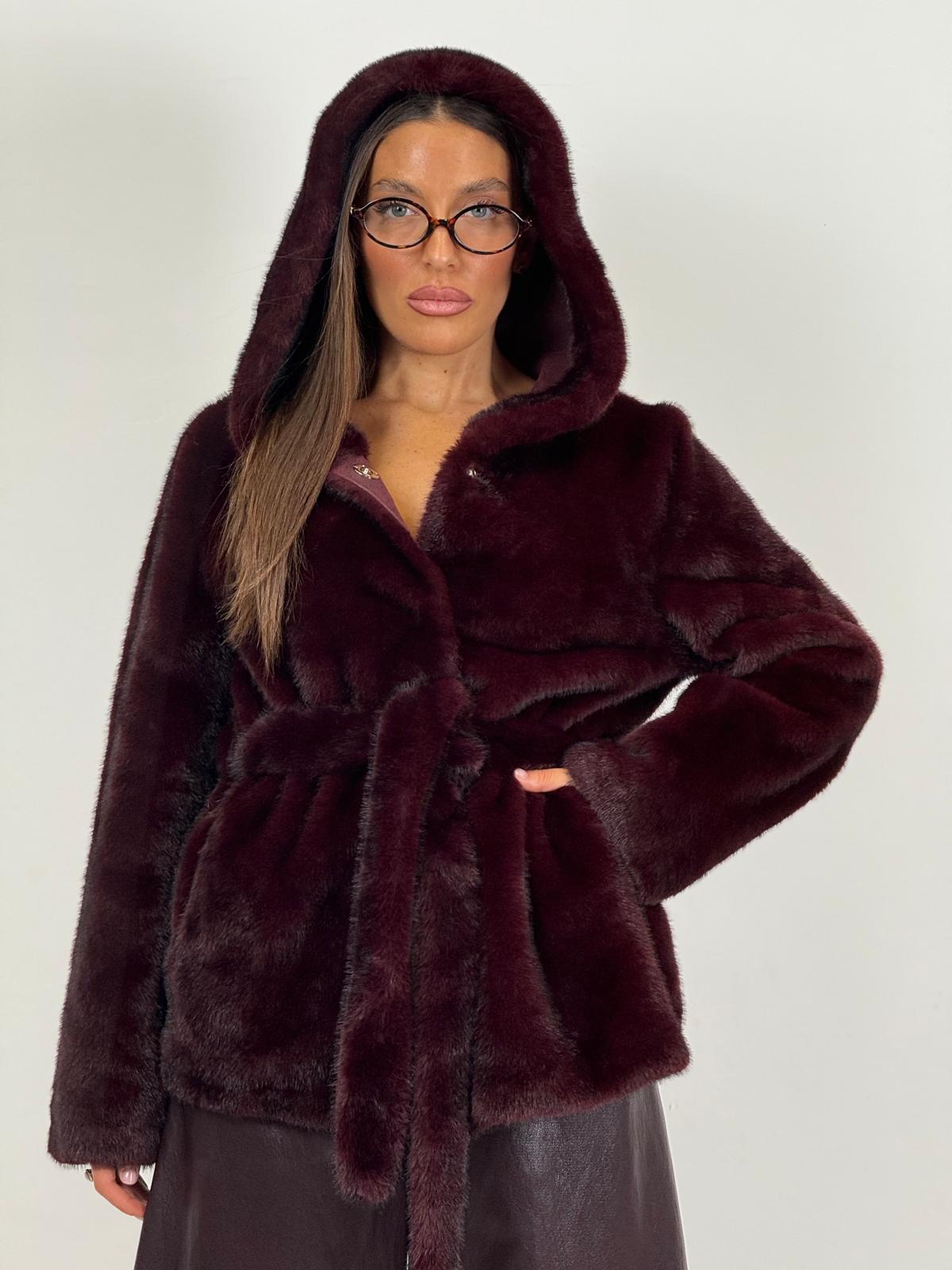 Pelliccia SISSY - Eco pelliccia modello accappatoio