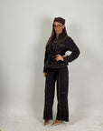 Cordset ANA - Completo in denim , giacca e pantalone