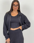 Tuta KENDA - Completo felpa con zip e pantalone