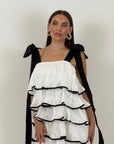Abito HANNORA - Abito lungo con rouche - COLLEZIONE CHIC