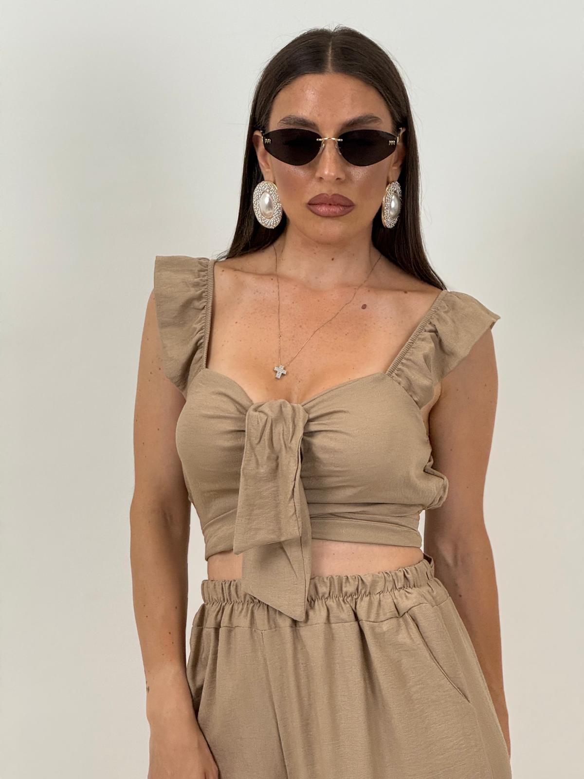 Cordset VIVIANA - Completo top e pantalone low cost