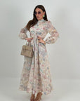 Abito LILIANA - Abito lungo a fantasia - COLLEZIONE CHIC