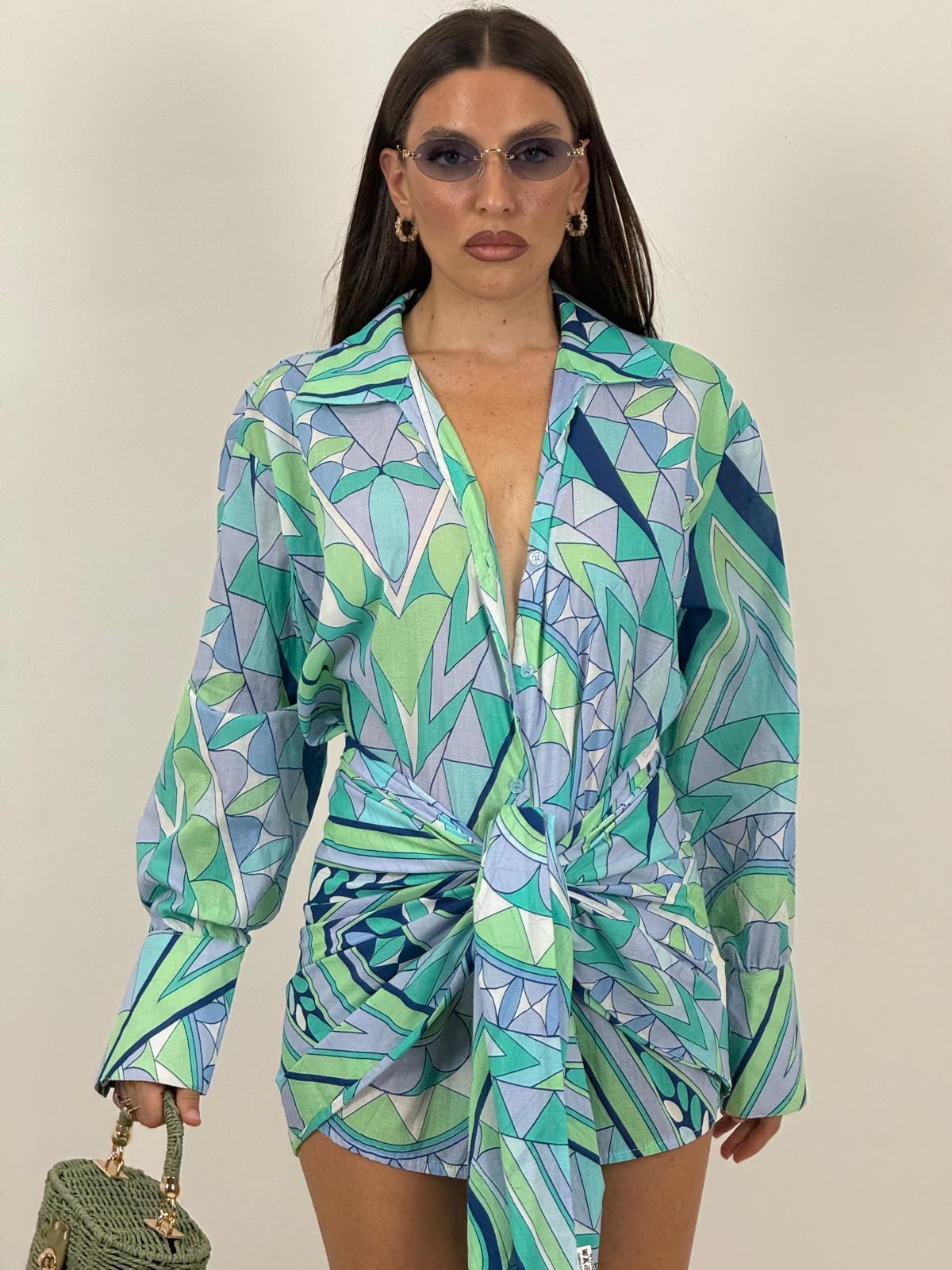 Cordset DELFINA - Completo camicia e gonna pareo