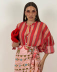 Camicia tricolore a righe RED
