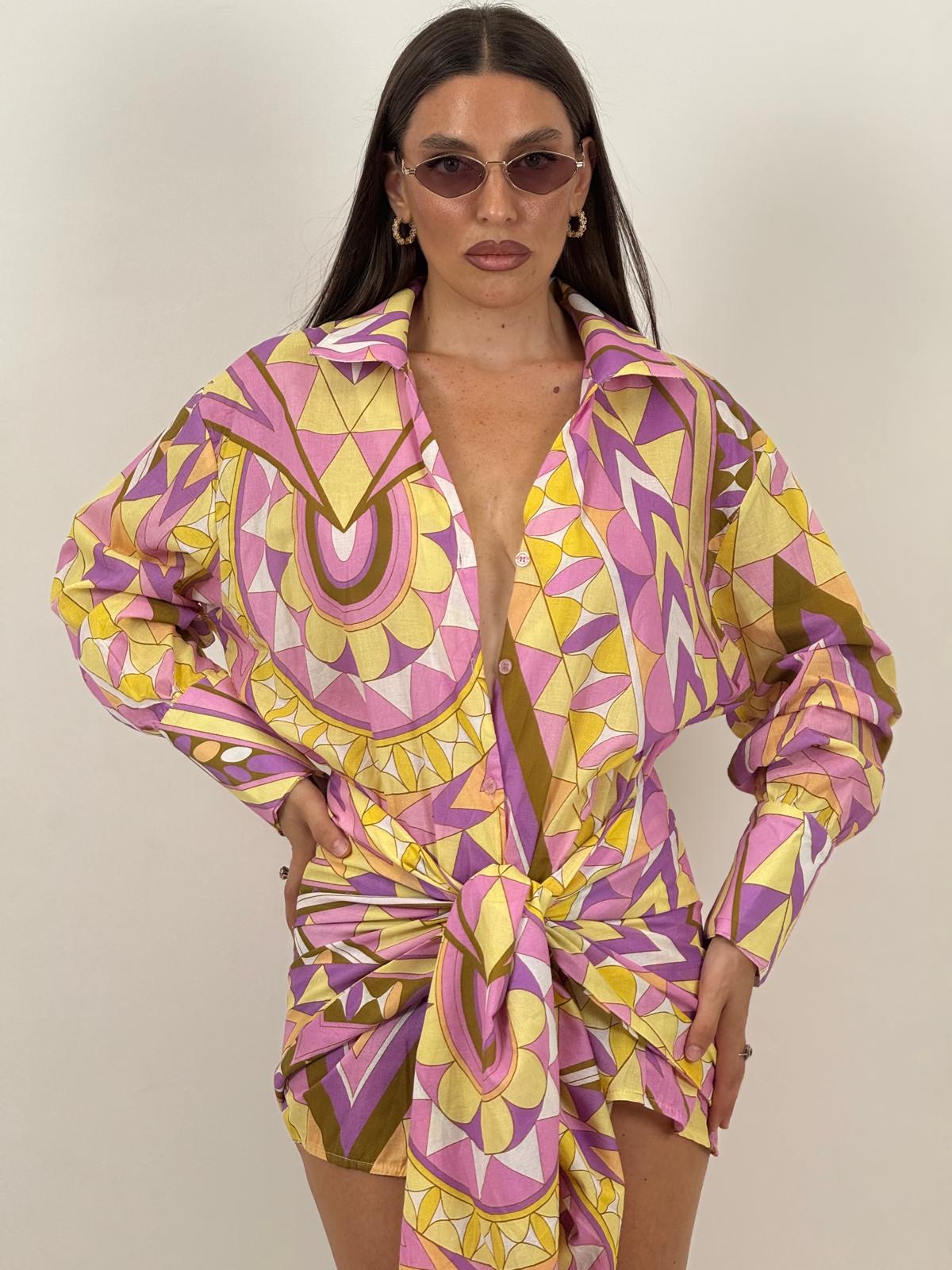 Cordset DELFINA - Completo camicia e gonna pareo