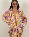 Cordset DELFINA - Completo camicia e gonna pareo