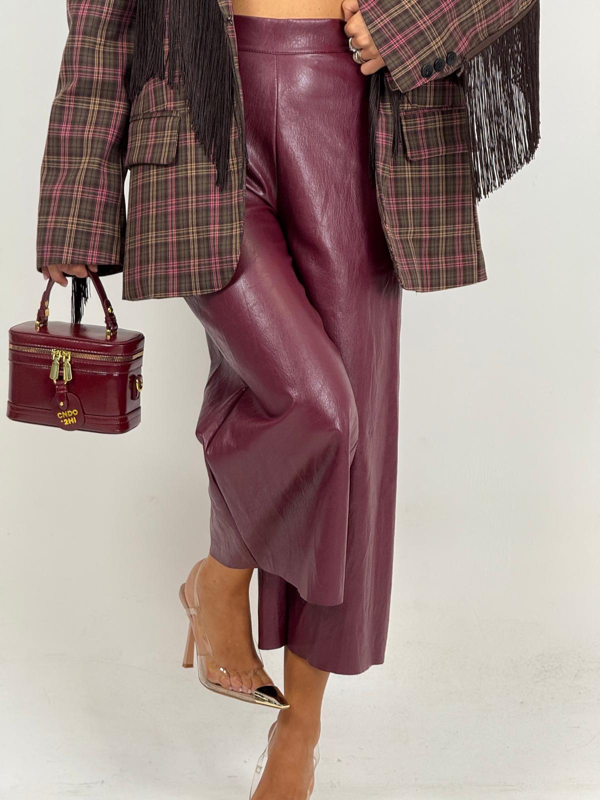 Pantalone AMBER in ecopelle