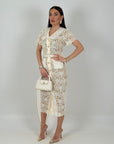 SALDO Abito BRENDA - Abito lungo in pizzo Collezione chic