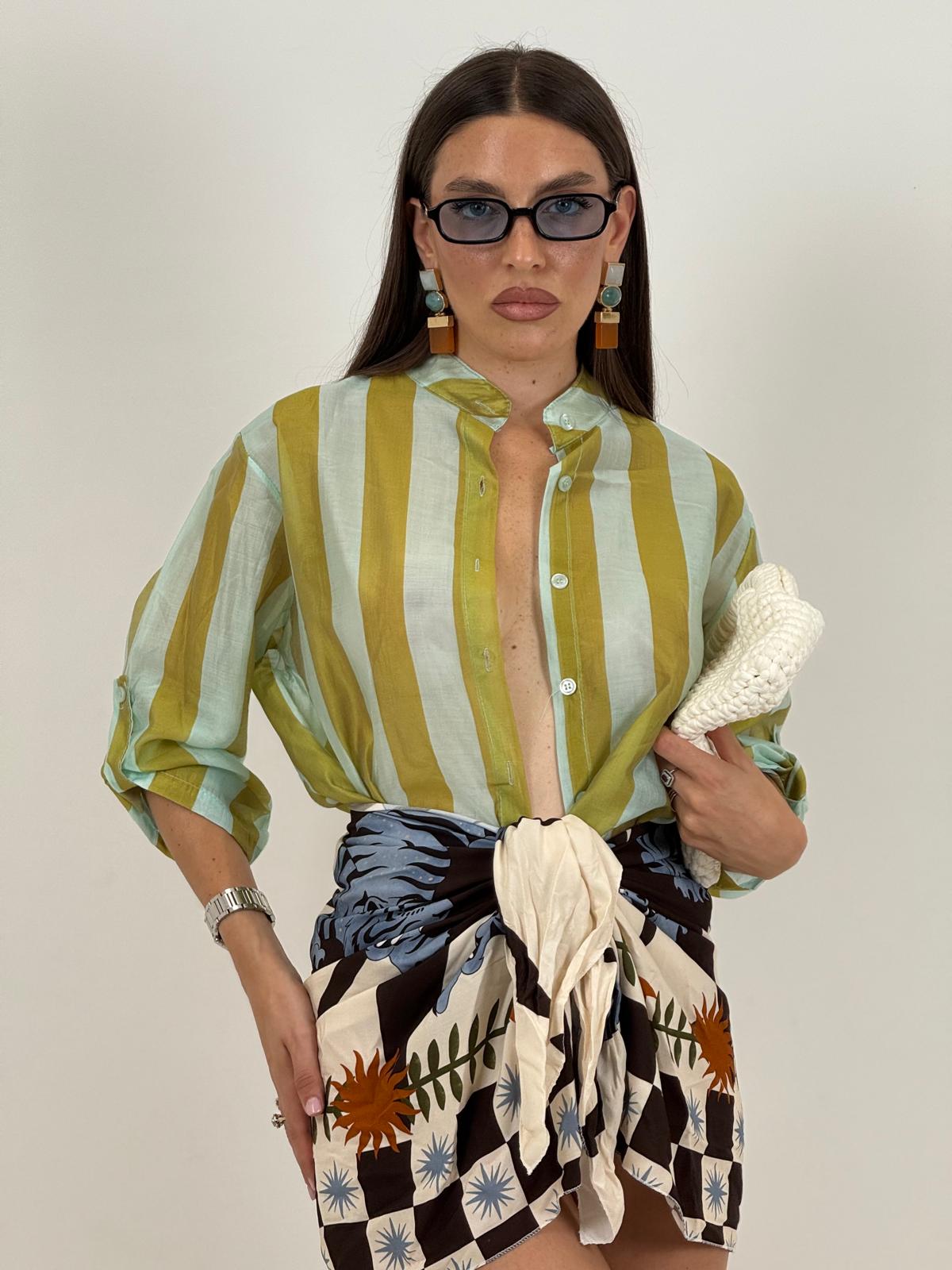 Camicia a righe MENTA&amp;VERDE