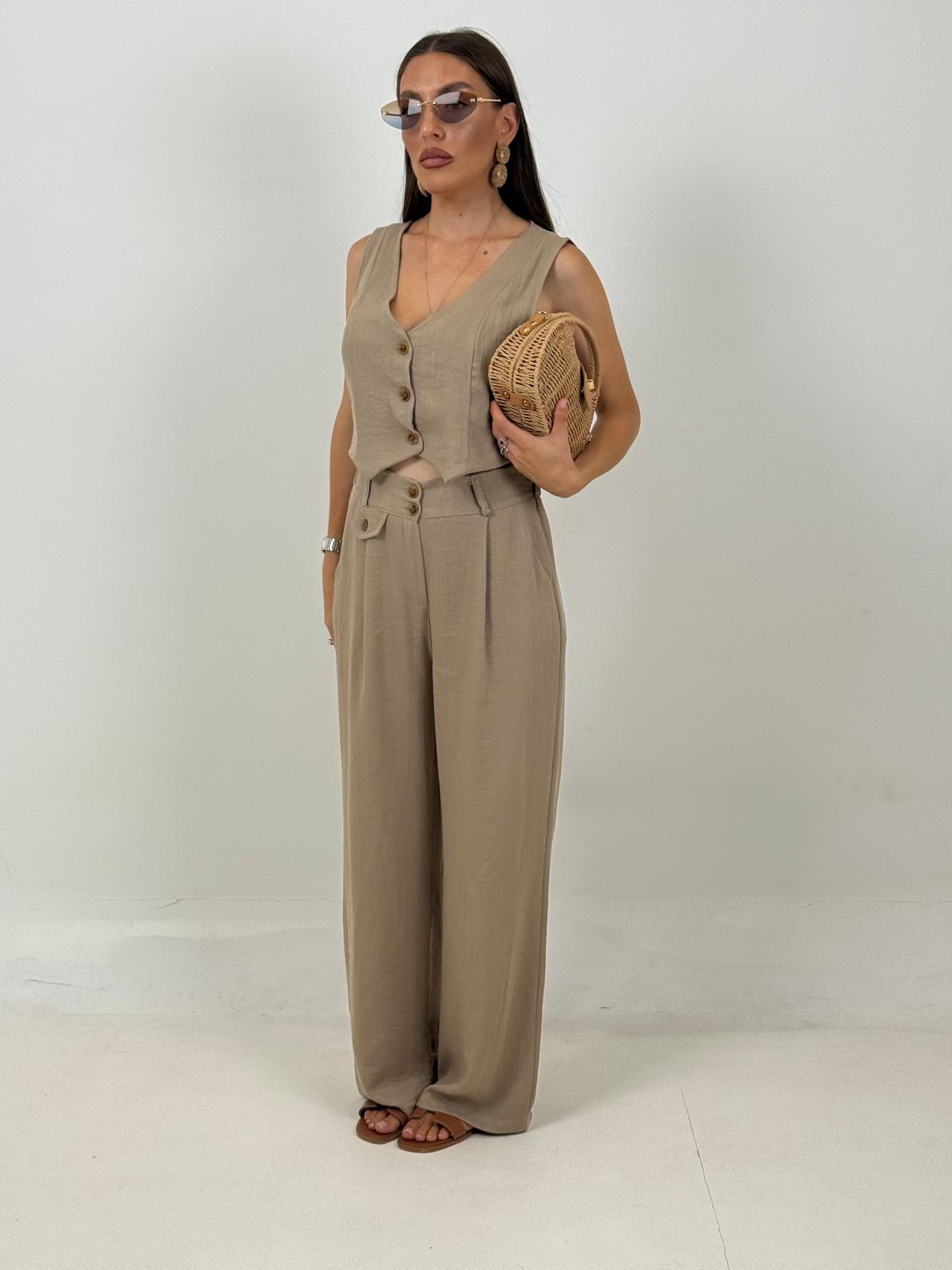 Cordset ALIZEE - Completo gilet e pantalone