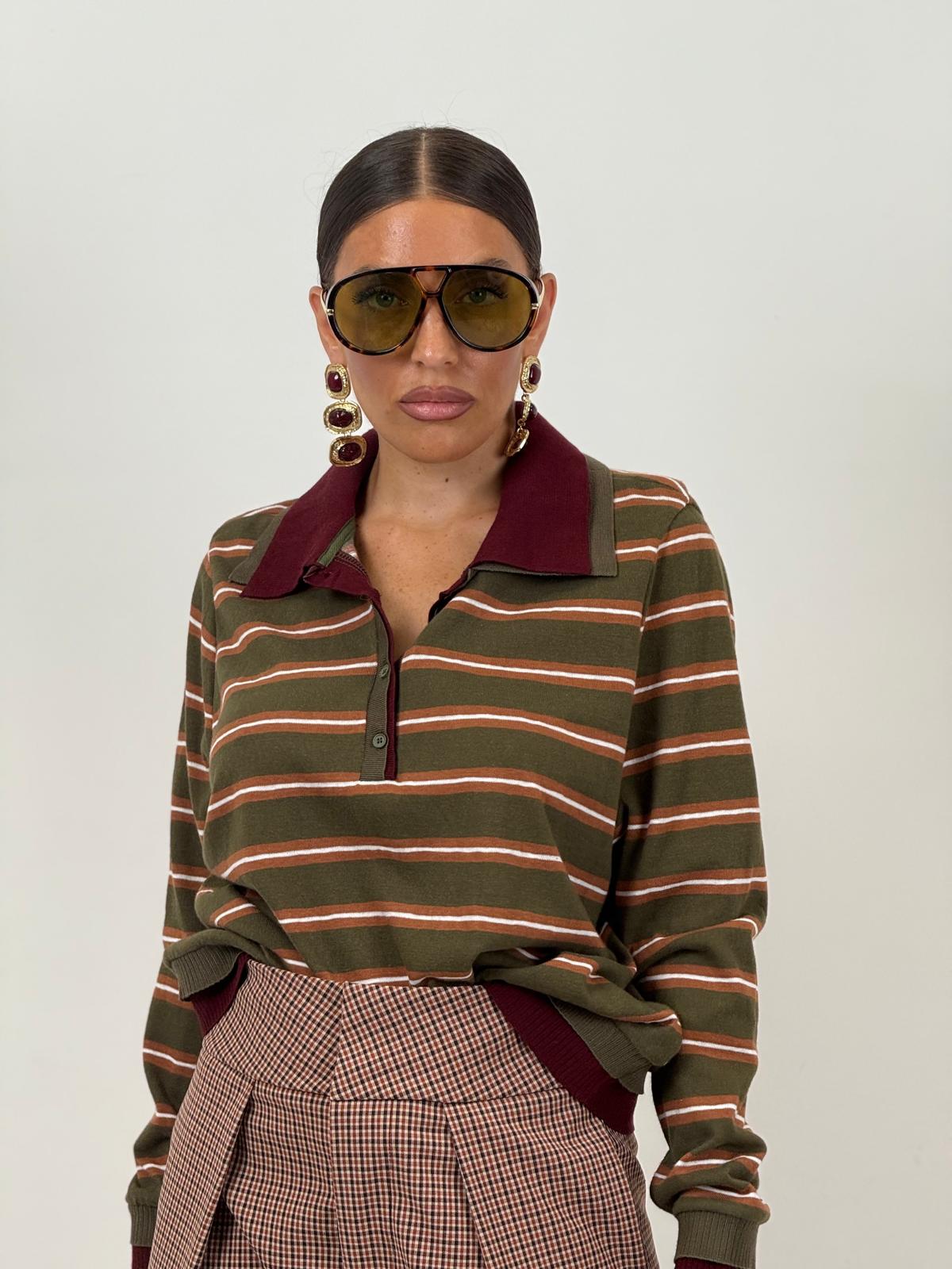 Maglia COZZA - Maglietta a righe