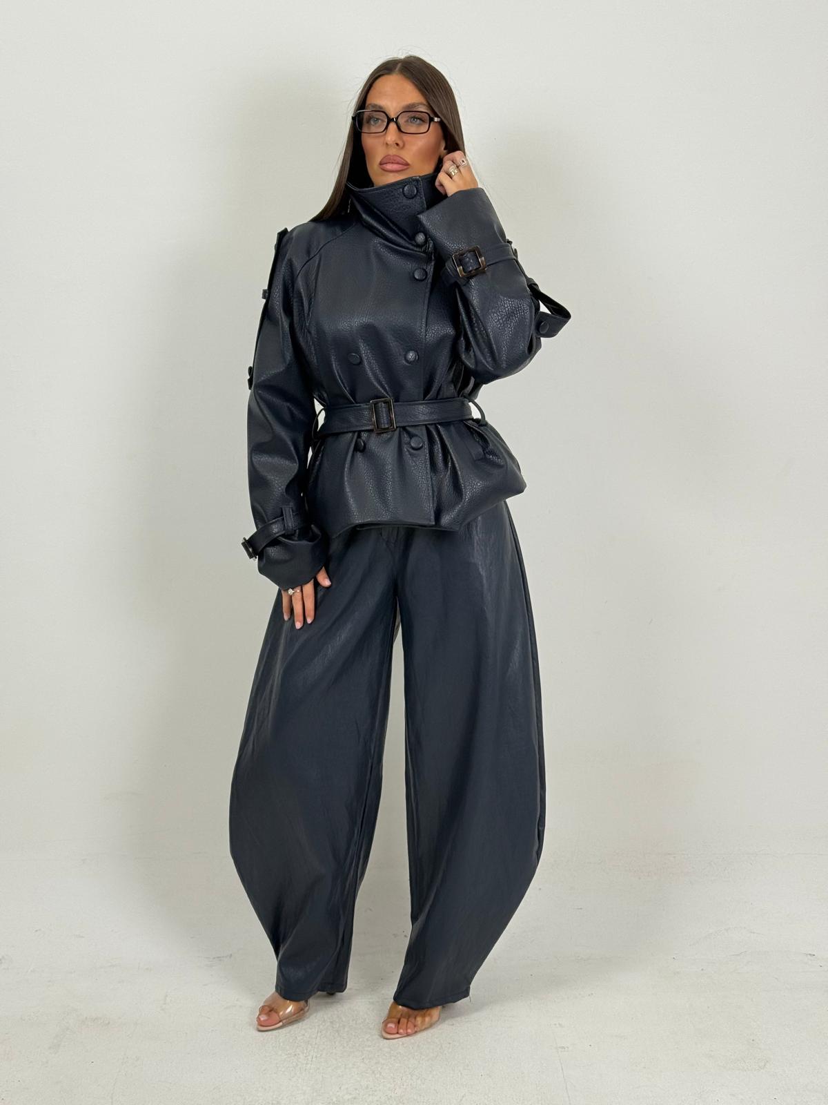Cordset IRENE - Completo in ecopelle giacca e pantalone