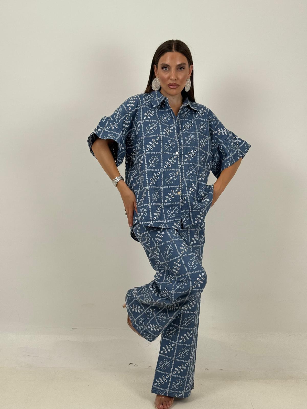 SALDO Cordset NORTH - Completo camicia e pantalone