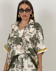 Cordset EKIN - Completo blusa e pantalone a fantasia