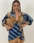 Cordset TIGROTTO - Completo gonna pareo e camicia