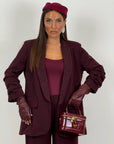 SALDO Tailleur DIAMOND - Giacca modello blazer e Pantaloni palazzo - top quality