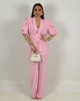 Tailleur FABRY - completo giacca con cintura e pantalone