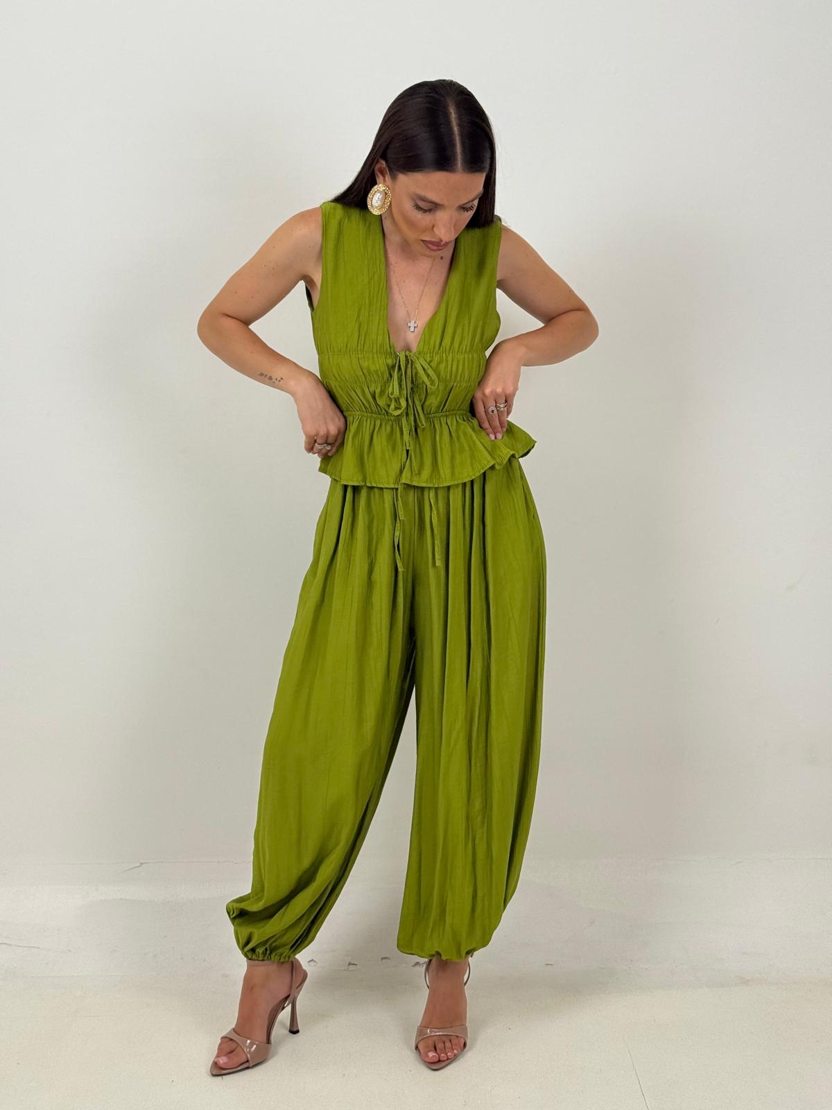 Cordset FRANCESCA - Completo top e pantalone