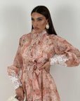 SALDO Abito NUH - Abito corto a fantasia COLLEZIONE CHIC
