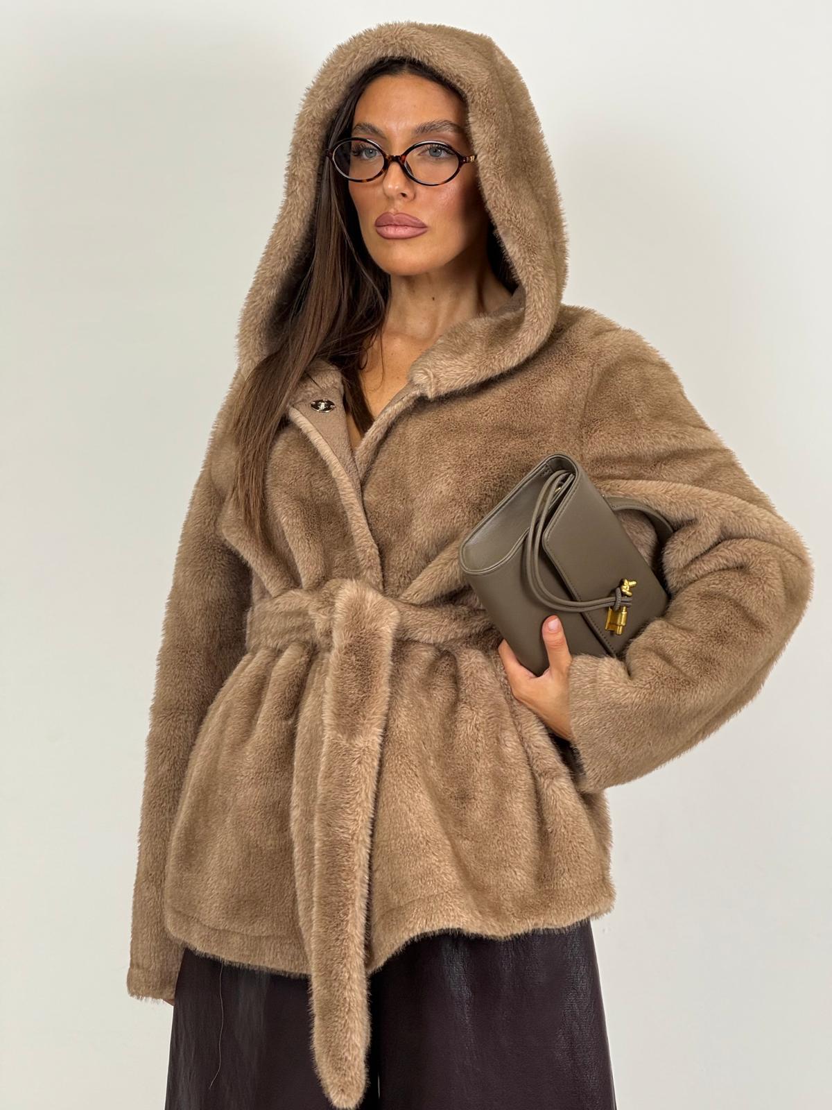 Pelliccia SISSY - Eco pelliccia modello accappatoio