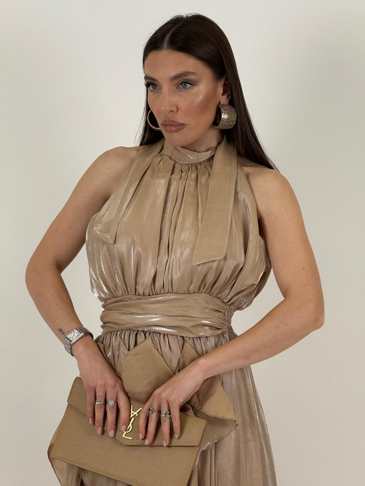 Abito FRANCIA - Abito lungo con rouche