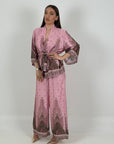 Saldo Tailleur kimono - Kimono e pantalone palazzo effetto seta