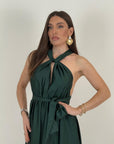 Abito LAURA - Abito lungo multifunzionale schiena nuda