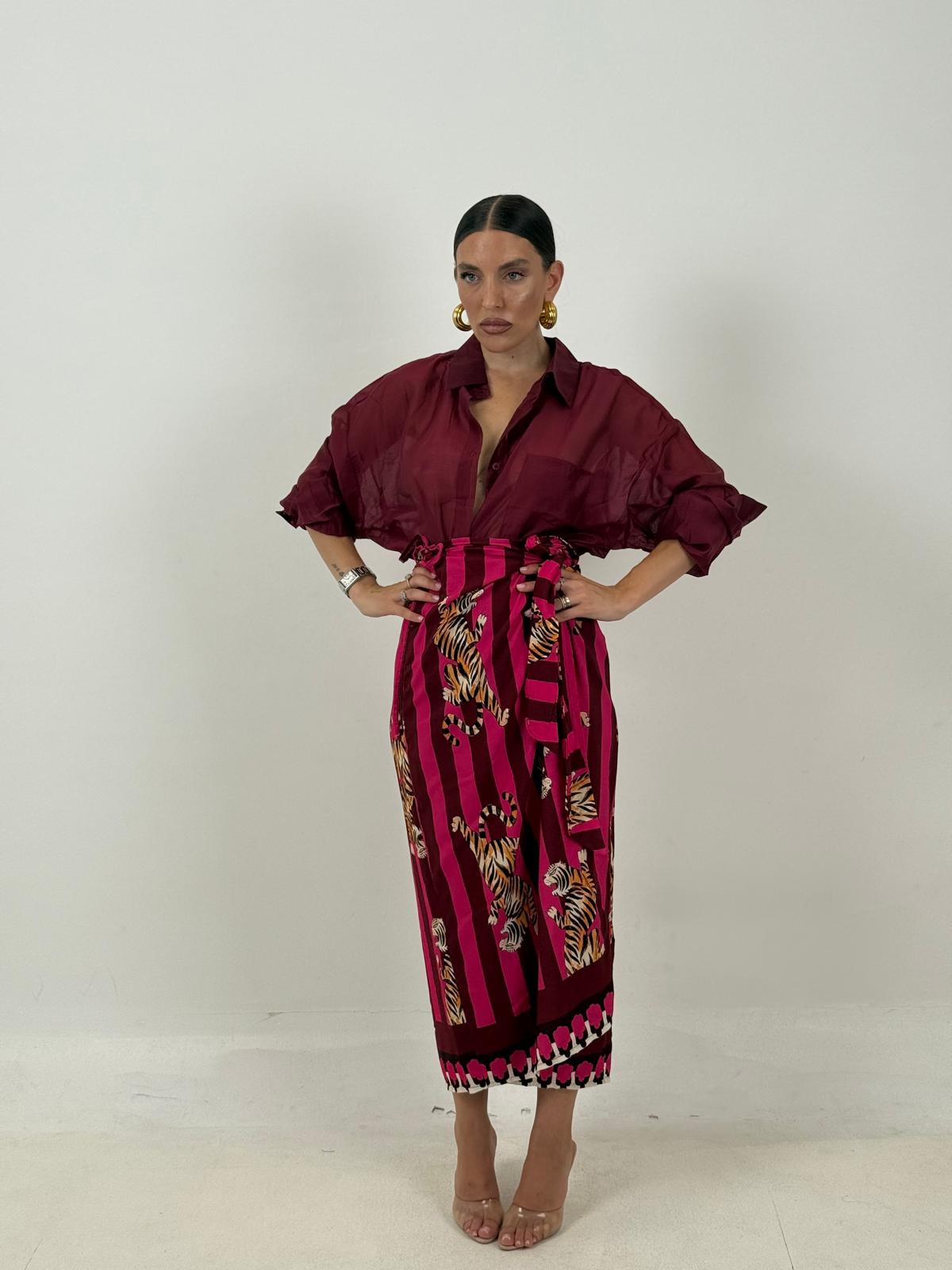 Gonna pareo TIGER FUCSIA